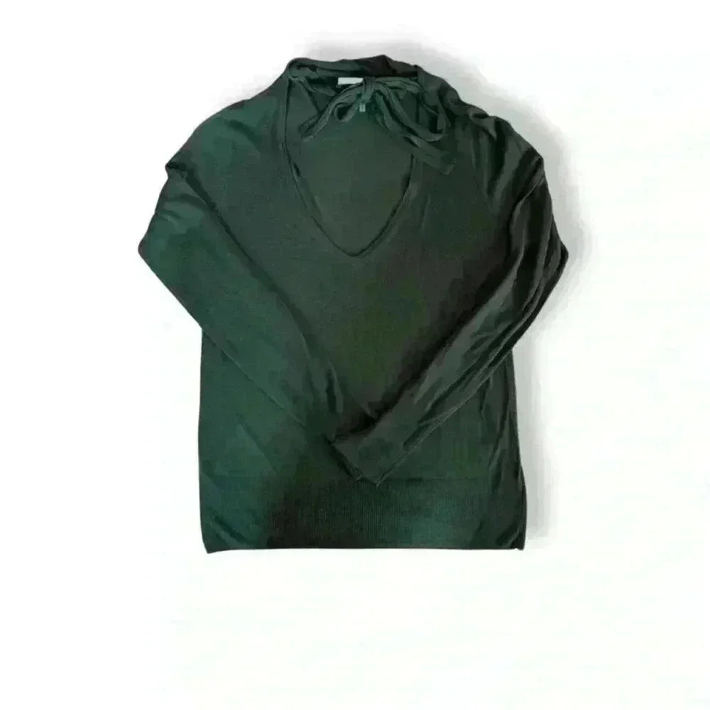 Forrest Green 1. State Deep V Sweater Size Small